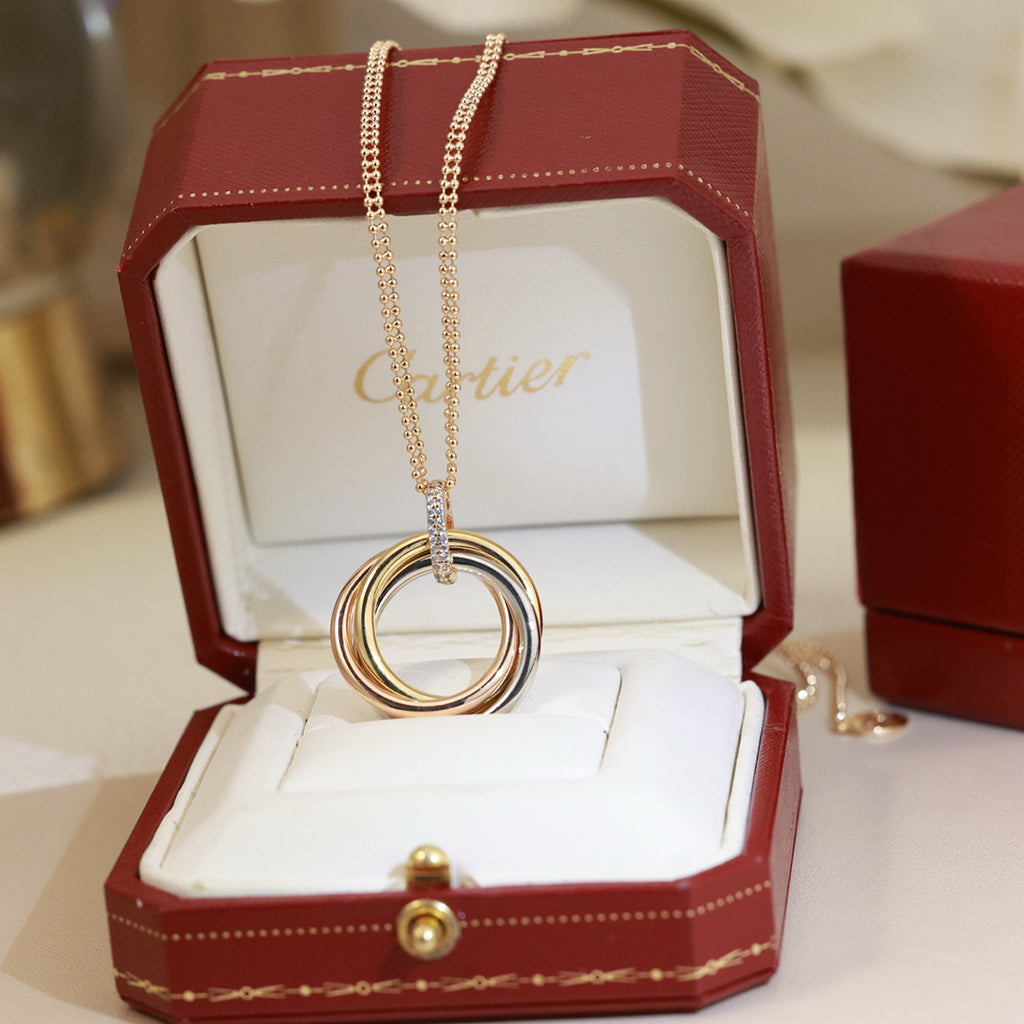 [Limara] TRINITY MEDIUM  DIAMONDS NECKLACE