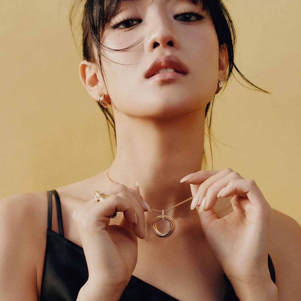 [Limara] TRINITY MEDIUM  DIAMONDS NECKLACE