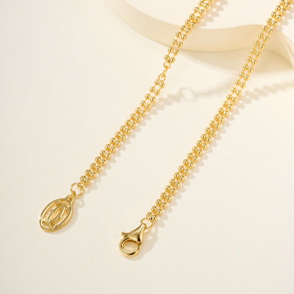 [Limara] TRINITY LARGE FULL DIAMOND  NECKLACE