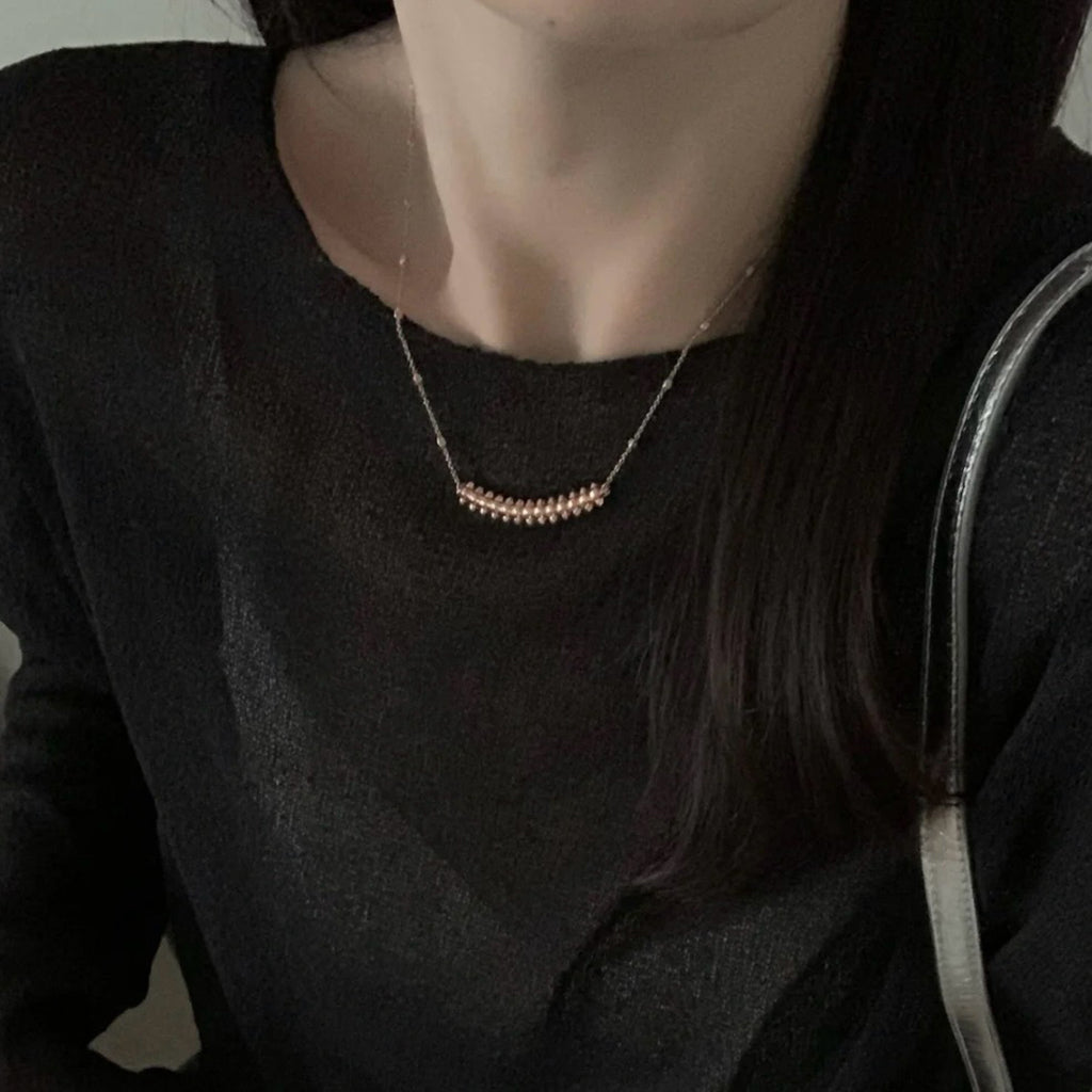 [Limara] CLASH  SMALL FULL DIAMOND NECKLACE