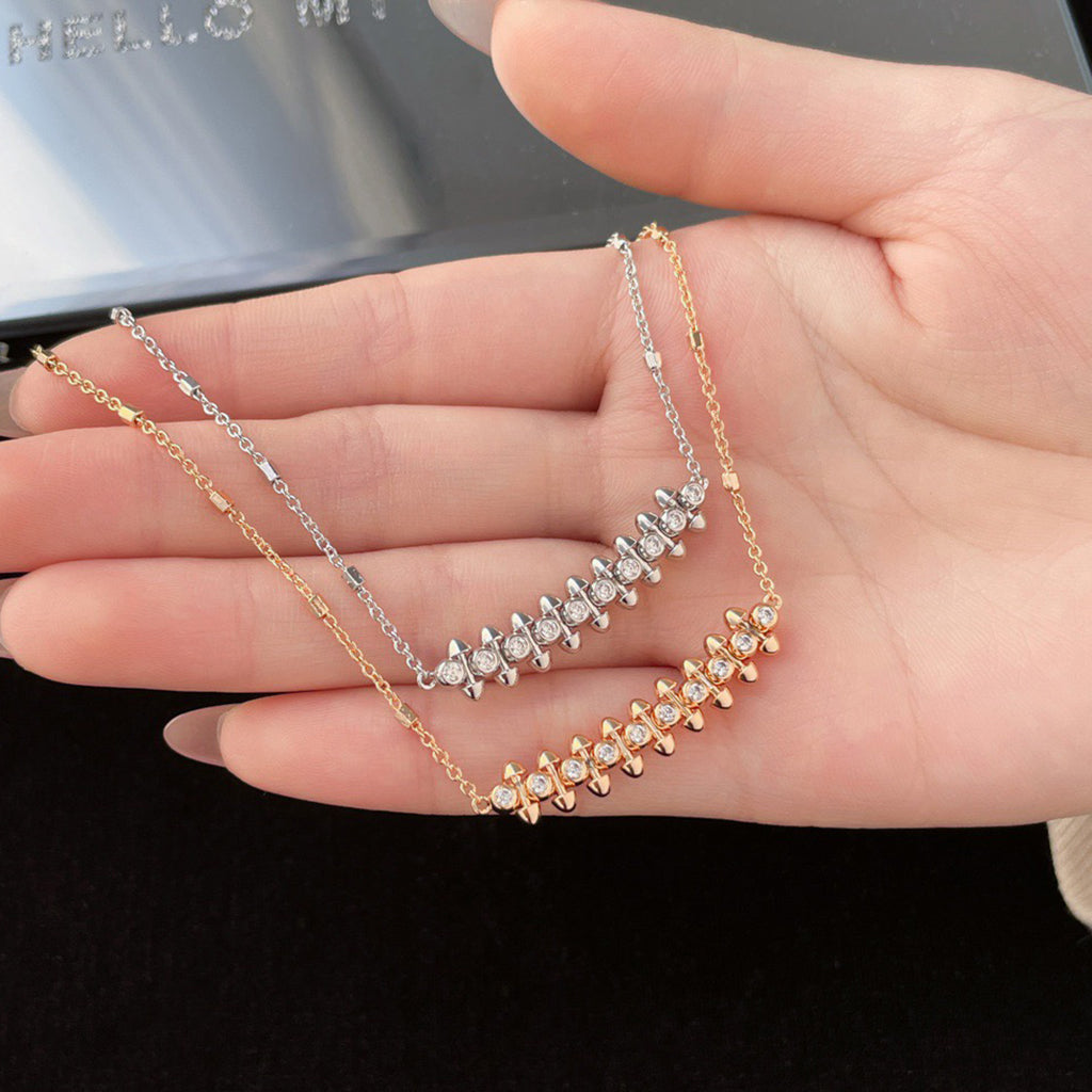 [Limara] CLASH  MEDIUM DIAMOND NECKLACE
