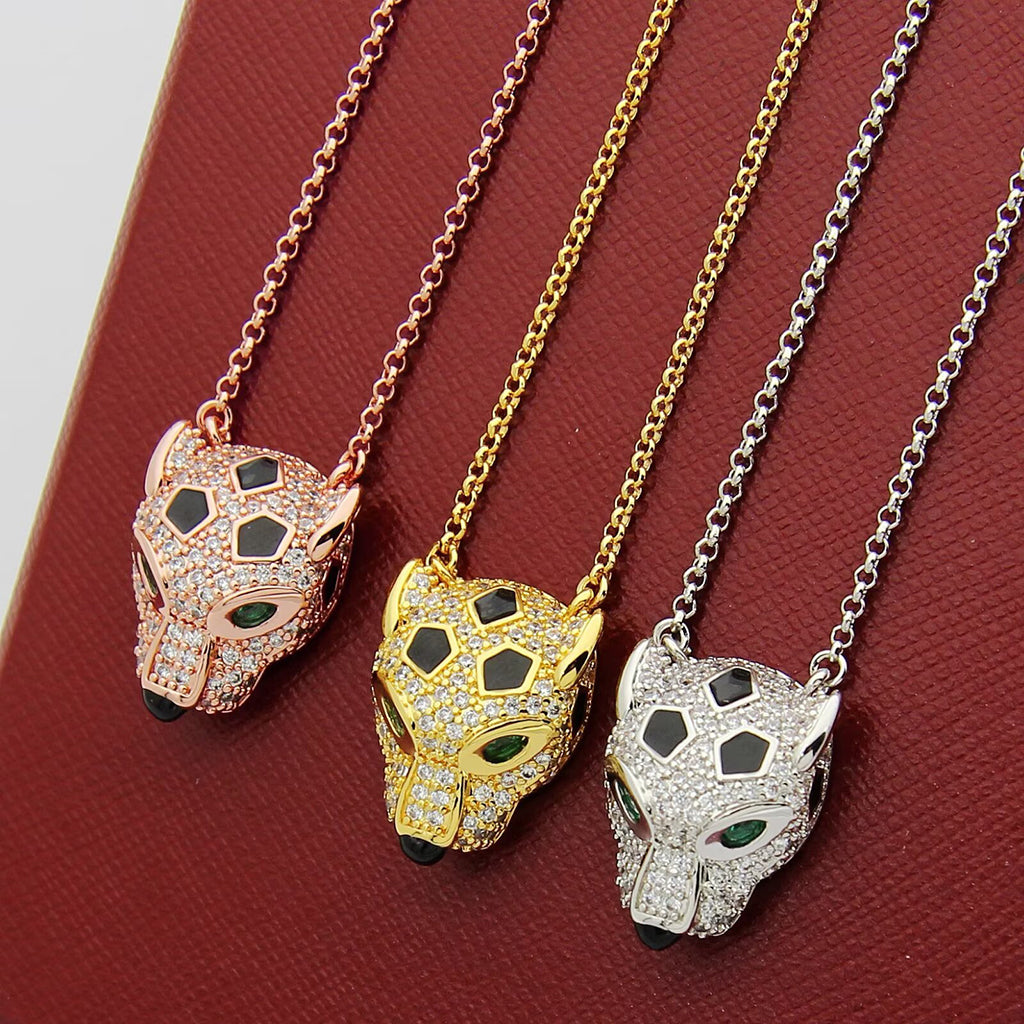 [Limara] PANTHERE FULL DIAMOND NECKLACE