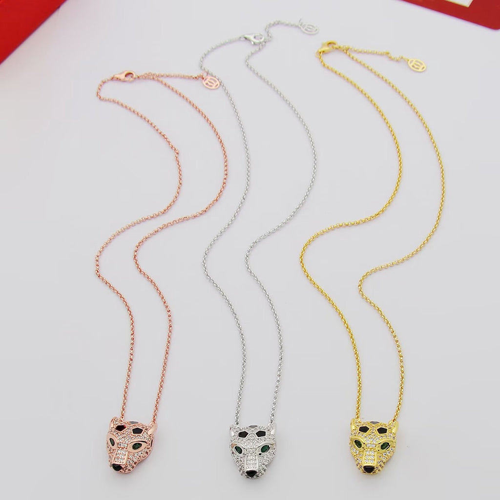 [Limara] PANTHERE FULL DIAMOND NECKLACE