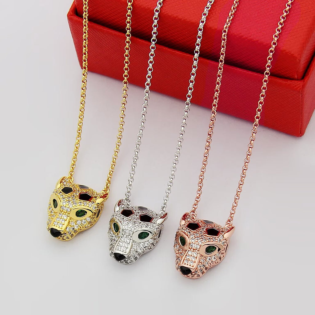 [Limara] PANTHERE FULL DIAMOND NECKLACE