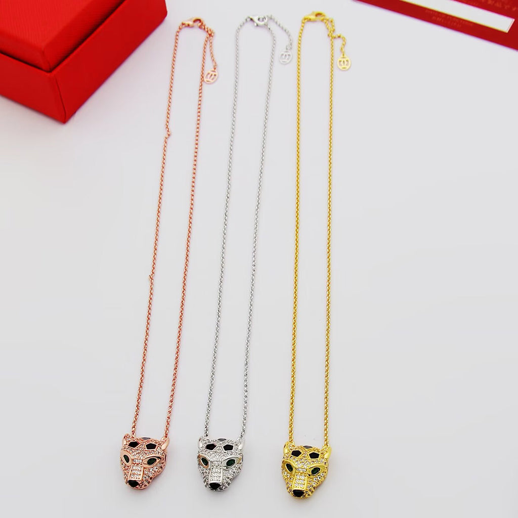 [Limara] PANTHERE FULL DIAMOND NECKLACE