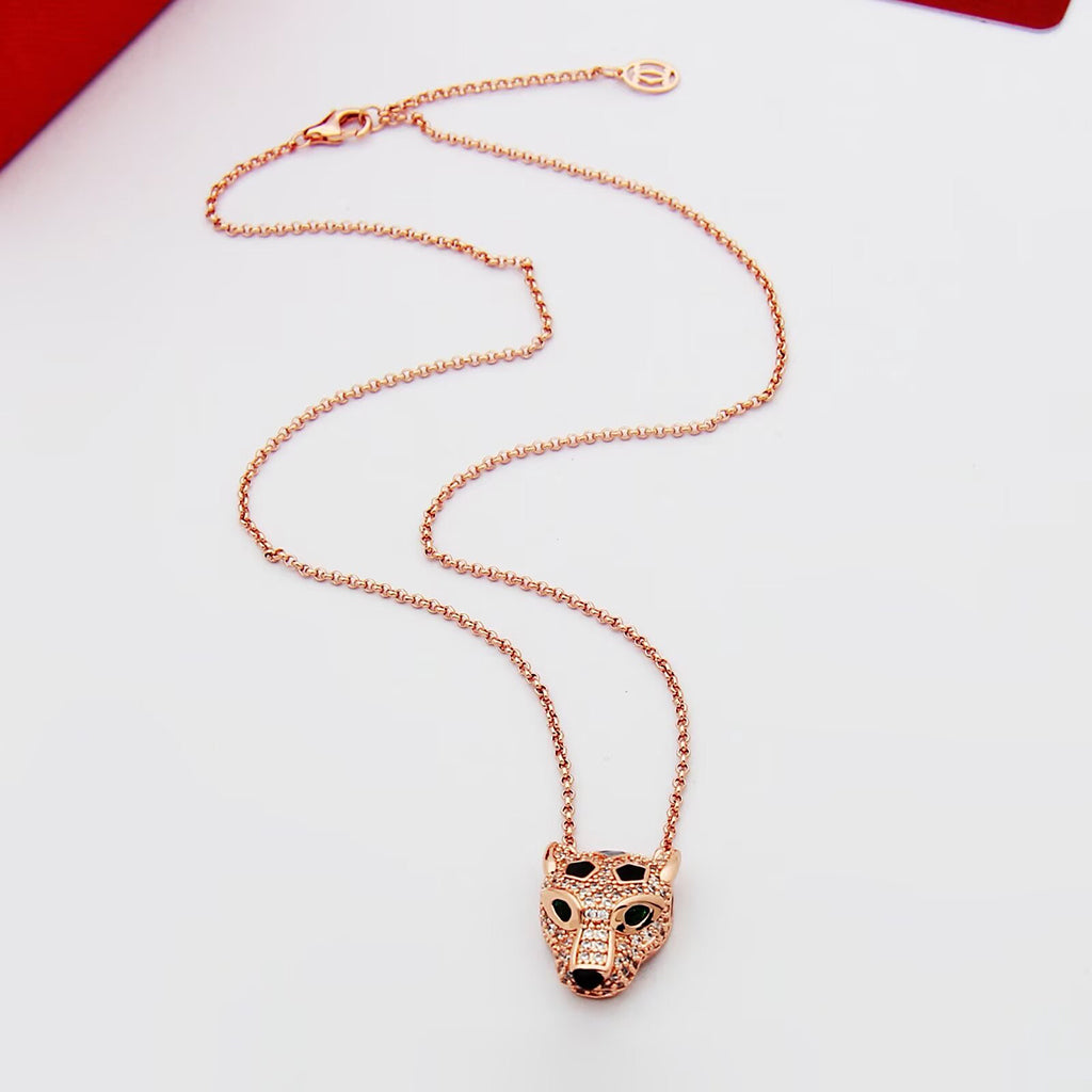 [Limara] PANTHERE FULL DIAMOND NECKLACE
