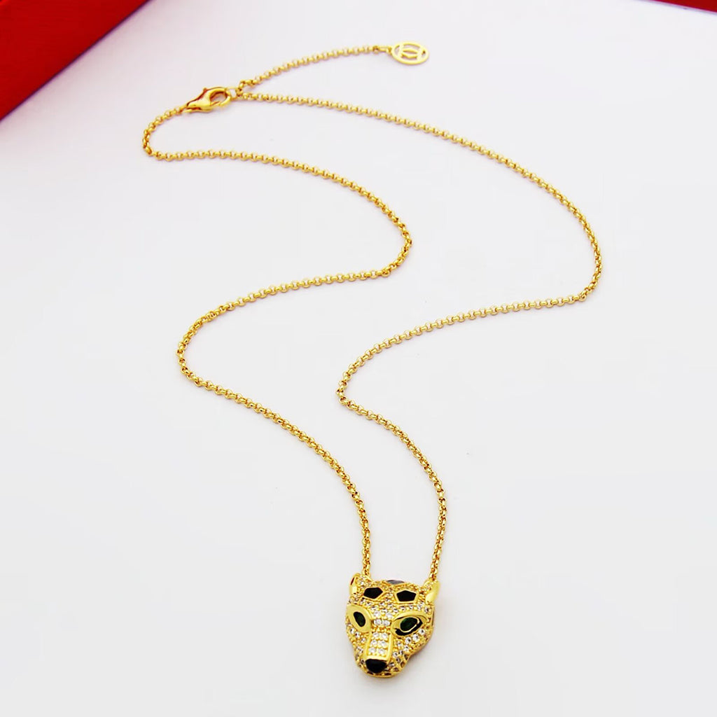 [Limara] PANTHERE FULL DIAMOND NECKLACE
