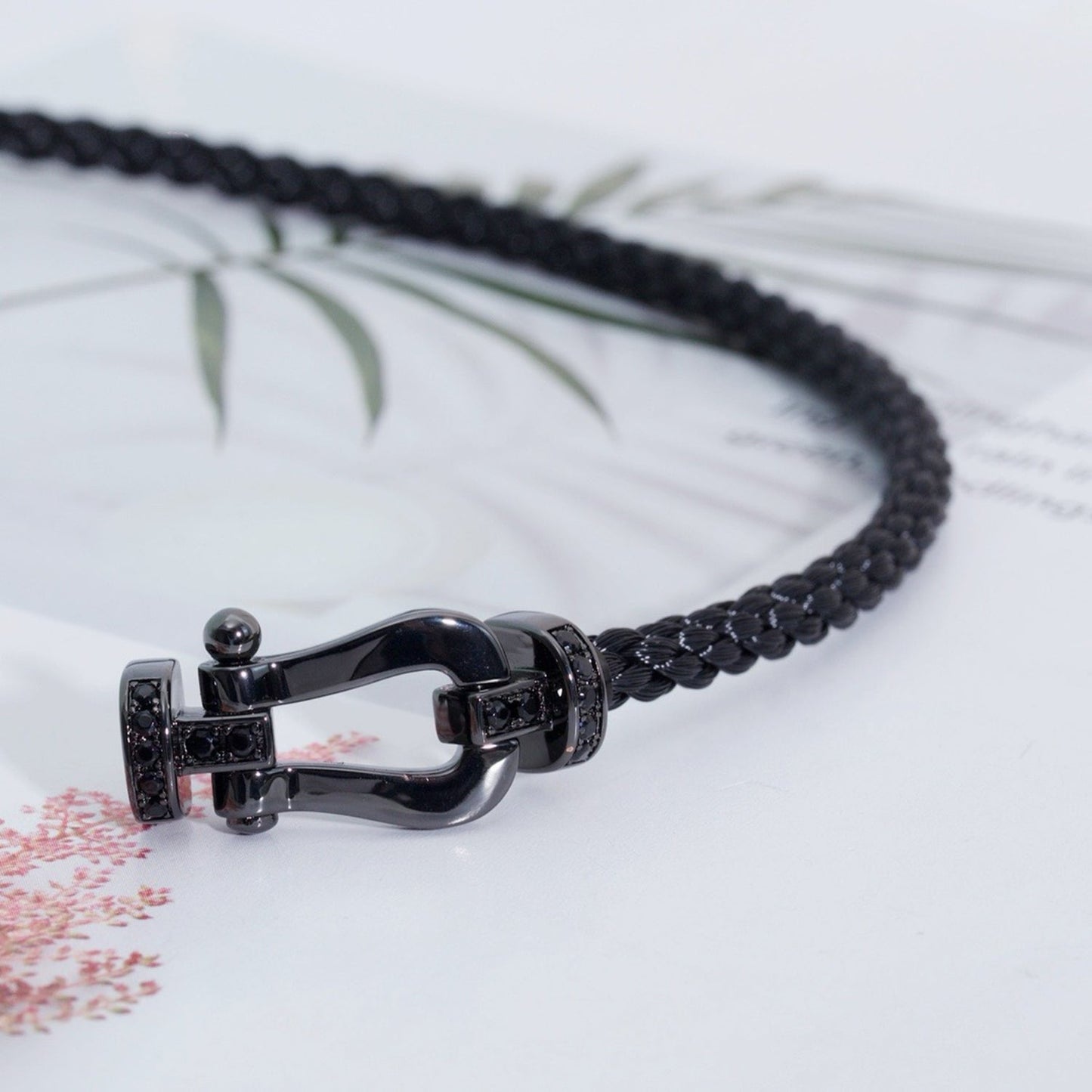 [Limara]FORCE LARGE SERIES BLACK SAMURAI BRACELET