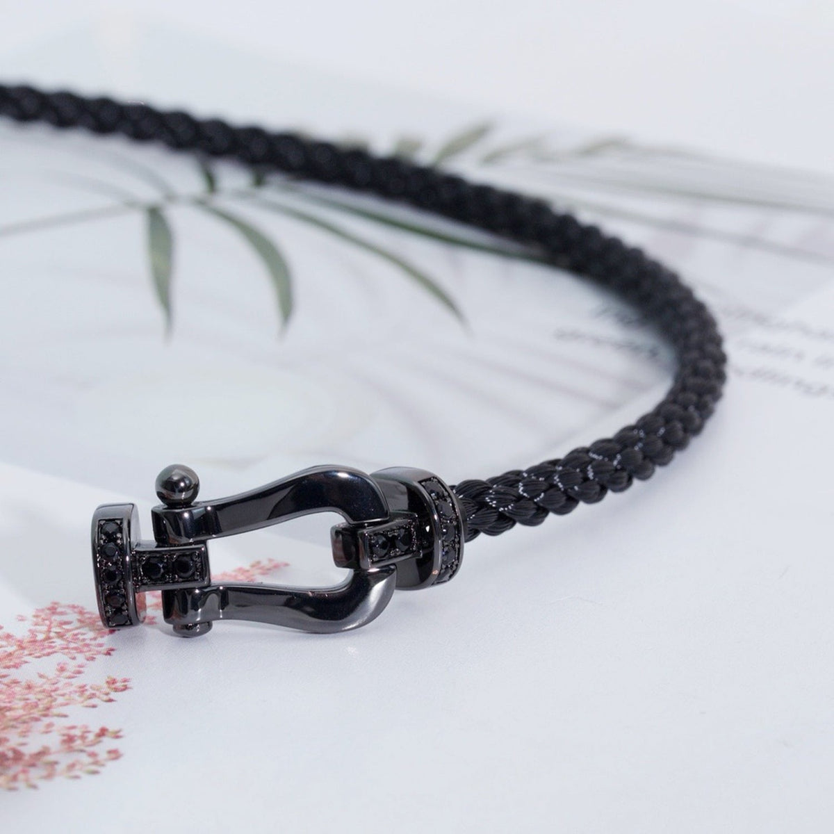 [Limara]FORCE LARGE SERIES BLACK SAMURAI BRACELET