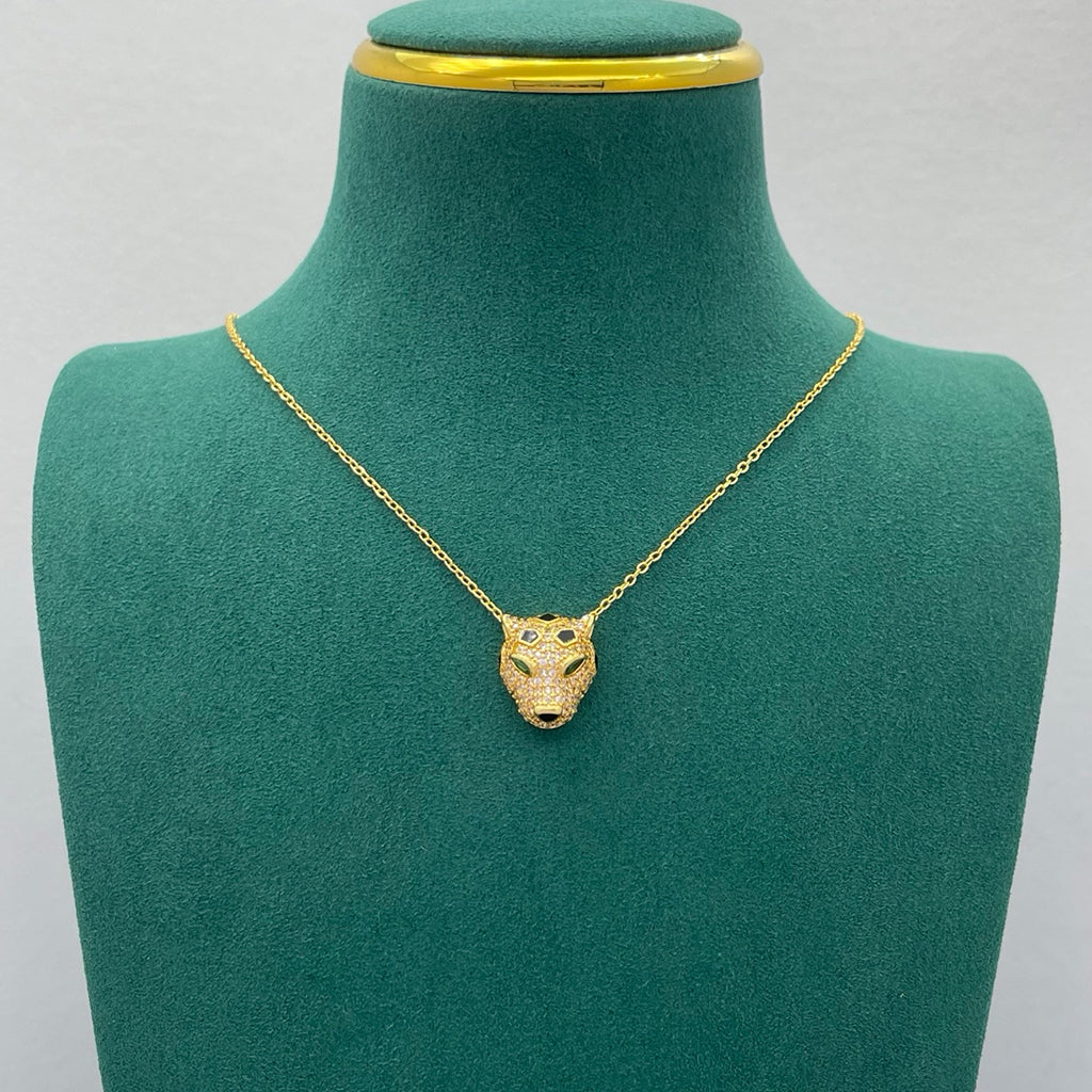 [Limara] PANTHERE FULL DIAMOND NECKLACE