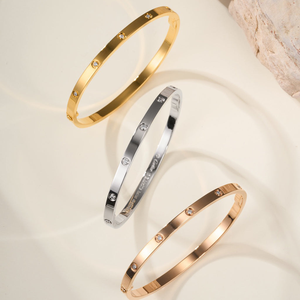 [Limara] LOVE BRACELET 3.65MM 10 DIAMONDS