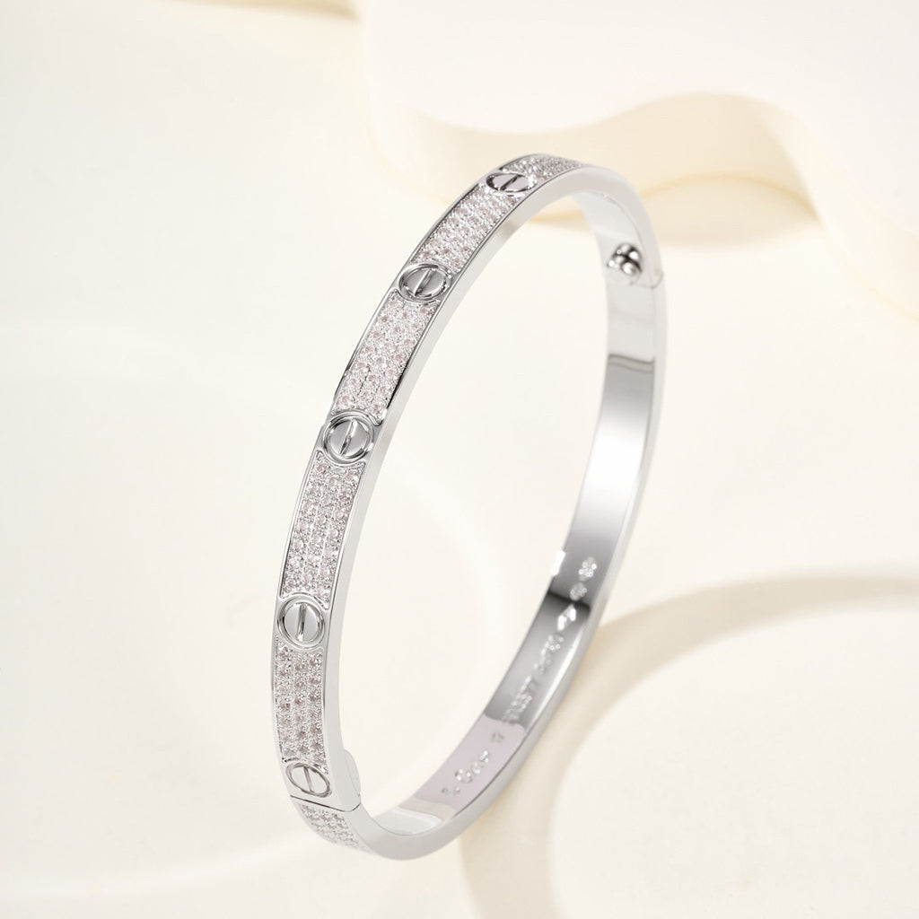 [Limara] LOVE BRACELET 4.8MM DIAMOND-PAVED