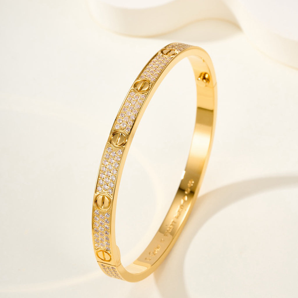 [Limara] LOVE BRACELET 4.8MM DIAMOND-PAVED