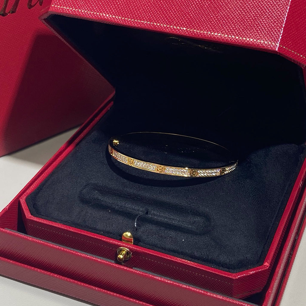 [Limara] LOVE BRACELET 3.65MM DIAMOND-PAVED