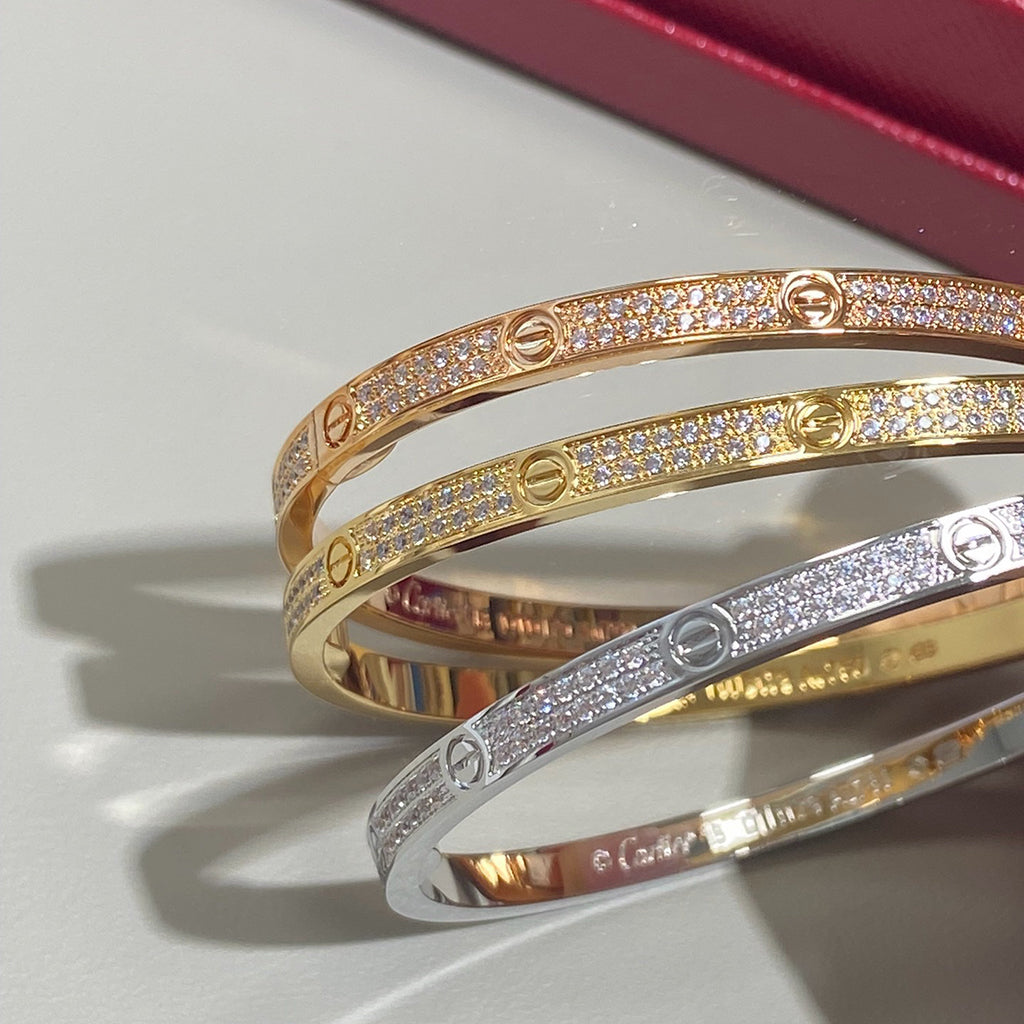 [Limara] LOVE BRACELET 3.65MM DIAMOND-PAVED