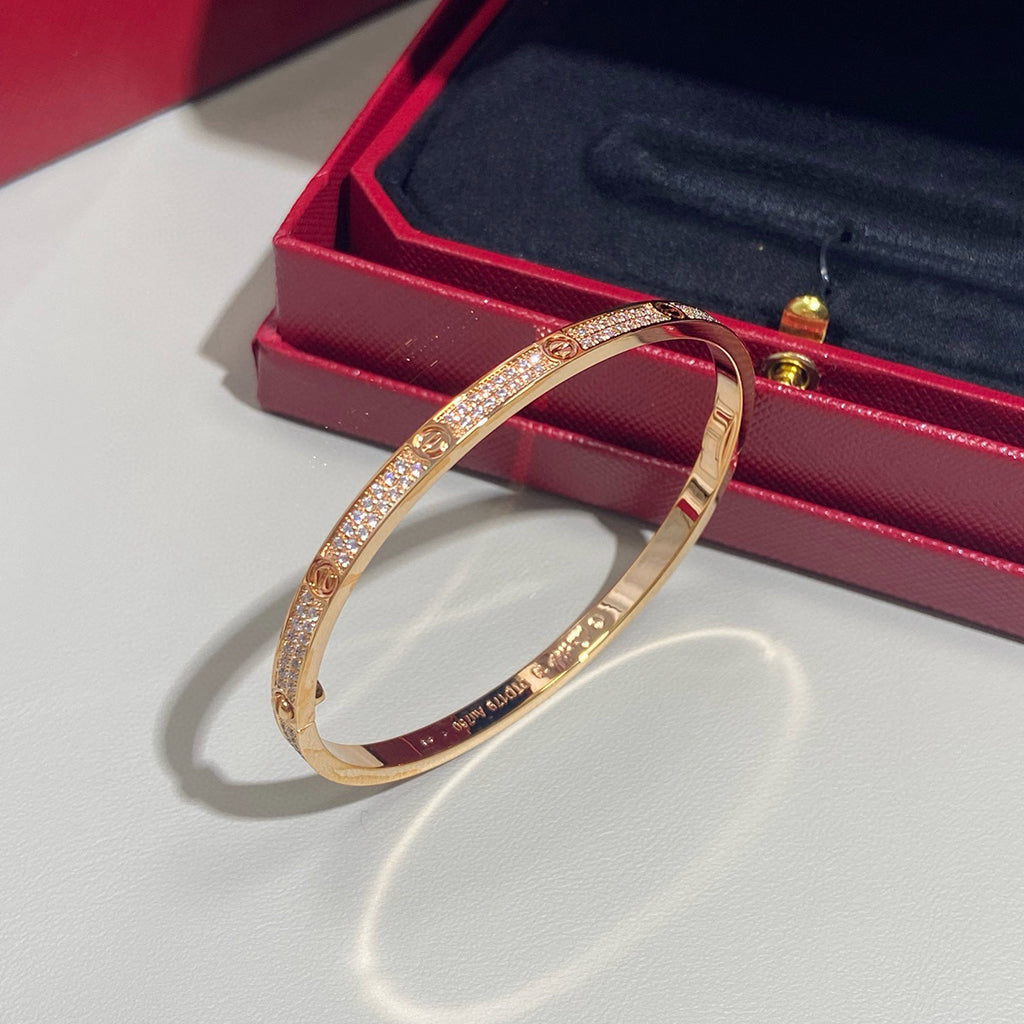 [Limara] LOVE BRACELET 3.65MM DIAMOND-PAVED