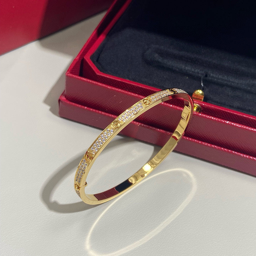 [Limara] LOVE BRACELET 3.65MM DIAMOND-PAVED
