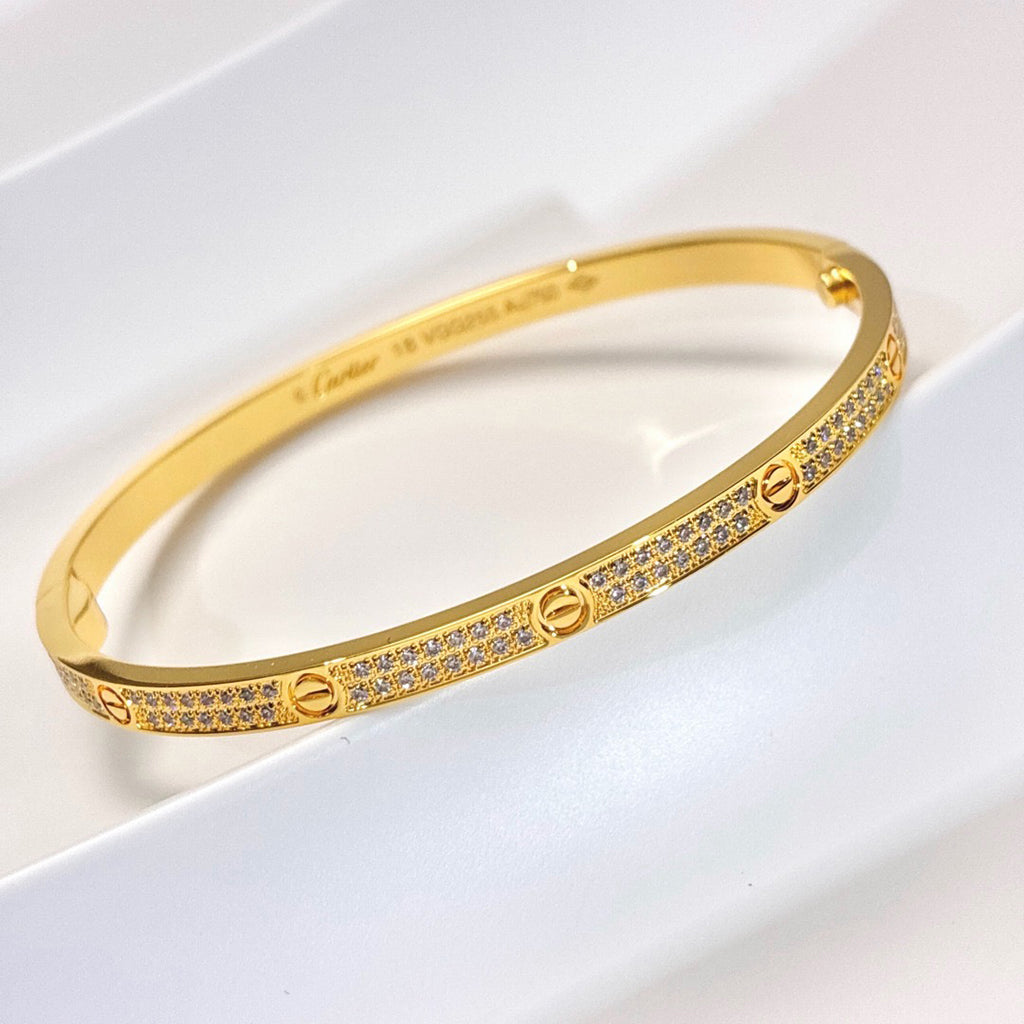 [Limara] LOVE BRACELET 3.65MM DIAMOND-PAVED