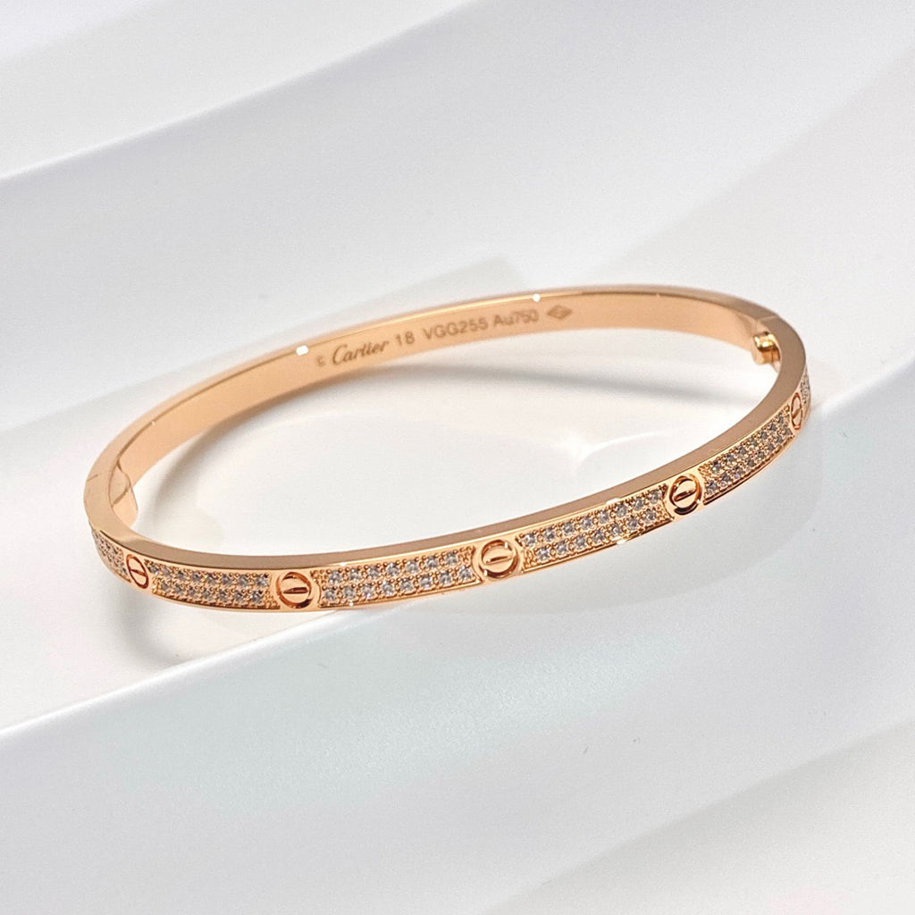 [Limara] LOVE BRACELET 3.65MM DIAMOND-PAVED