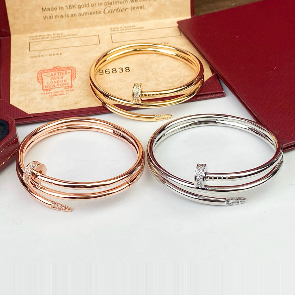 [Limara] JUSTE BRACELET 3.5MM DOUBLE ROW DIAMOND