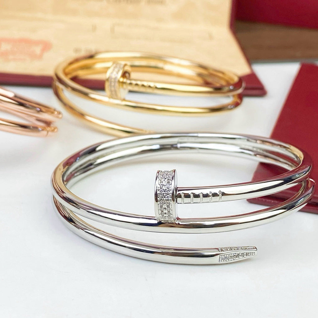 [Limara] JUSTE BRACELET 3.5MM DOUBLE ROW DIAMOND