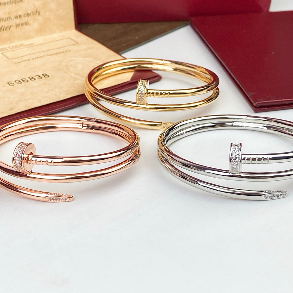 [Limara] JUSTE BRACELET 3.5MM DOUBLE ROW DIAMOND