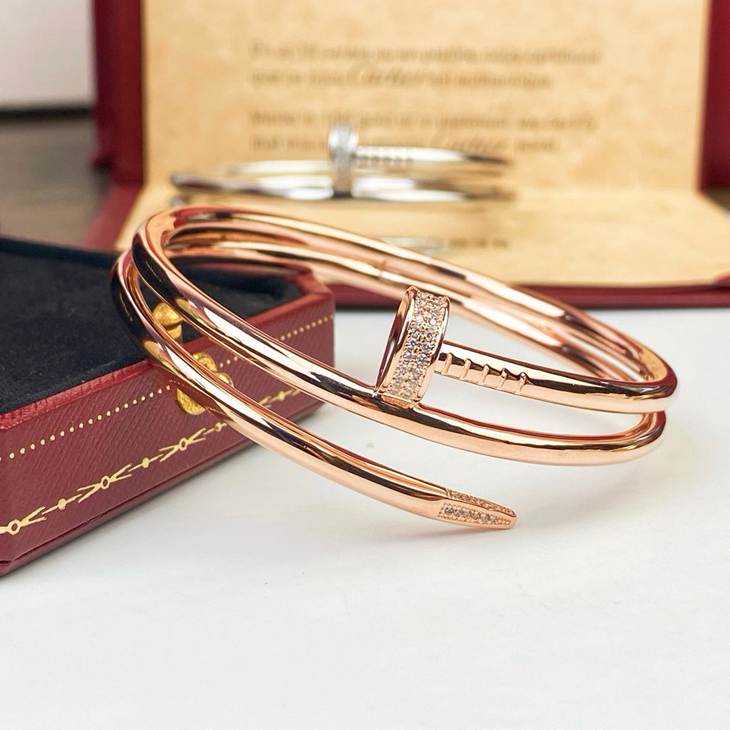 [Limara] JUSTE BRACELET 3.5MM DOUBLE ROW DIAMOND