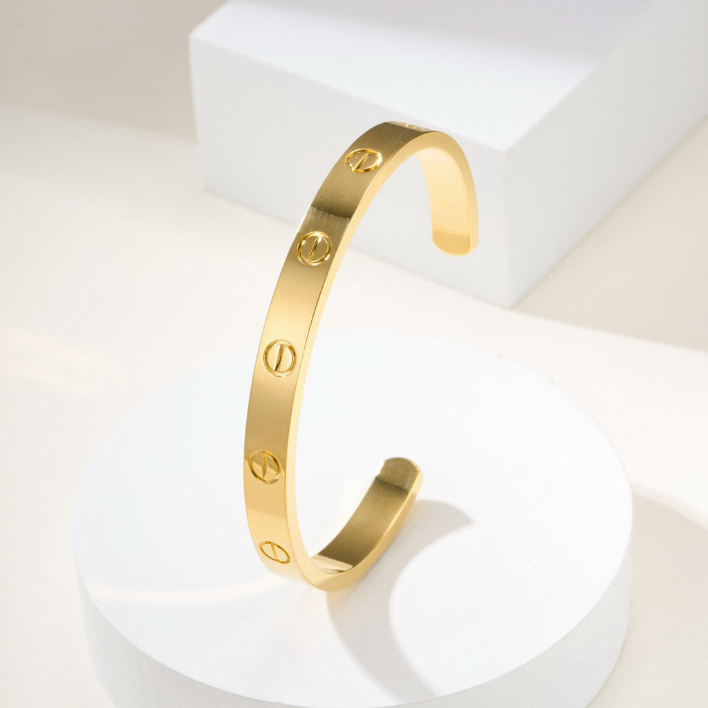 [Limara] LOVE BRACELET 6.1MM OPEN CUFF