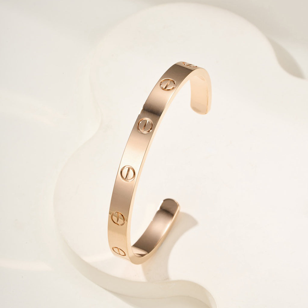 [Limara] LOVE BRACELET 6.1MM OPEN CUFF