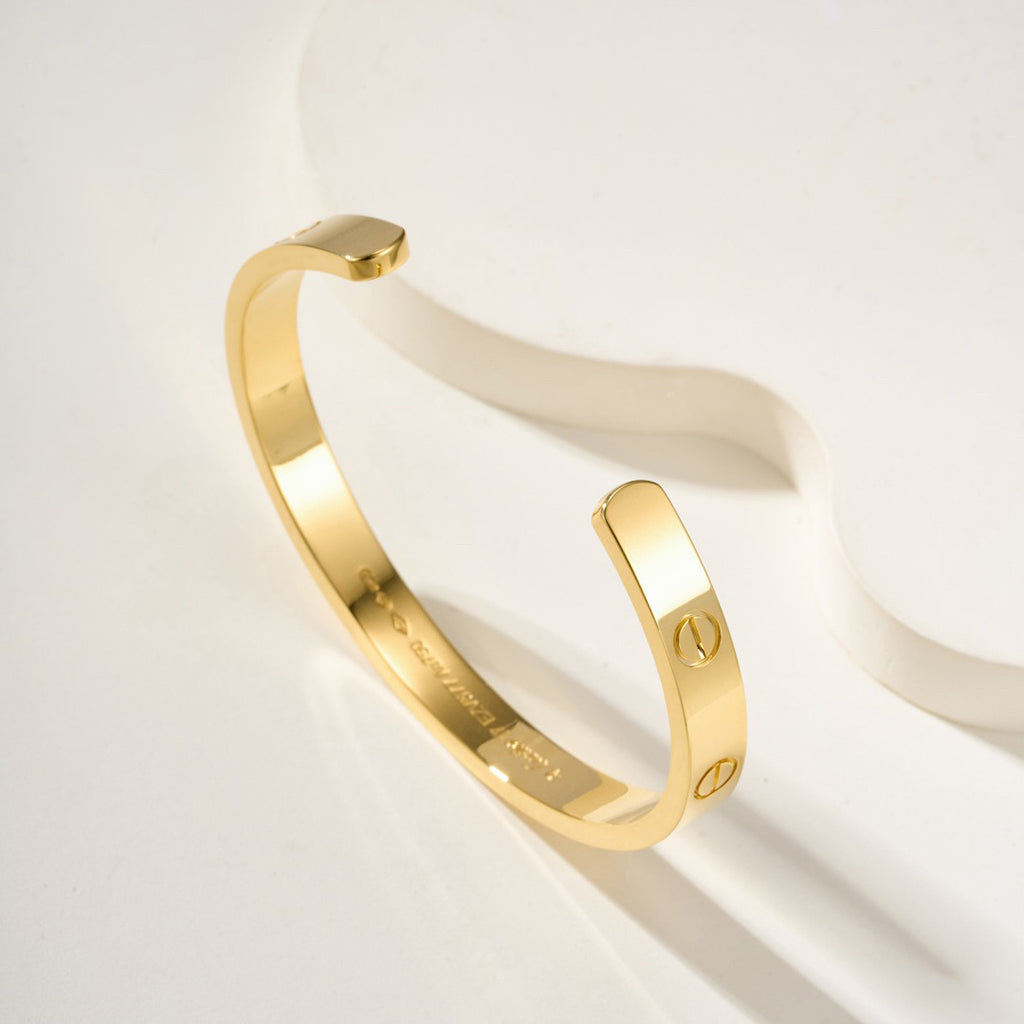 [Limara] LOVE BRACELET 6.1MM OPEN CUFF