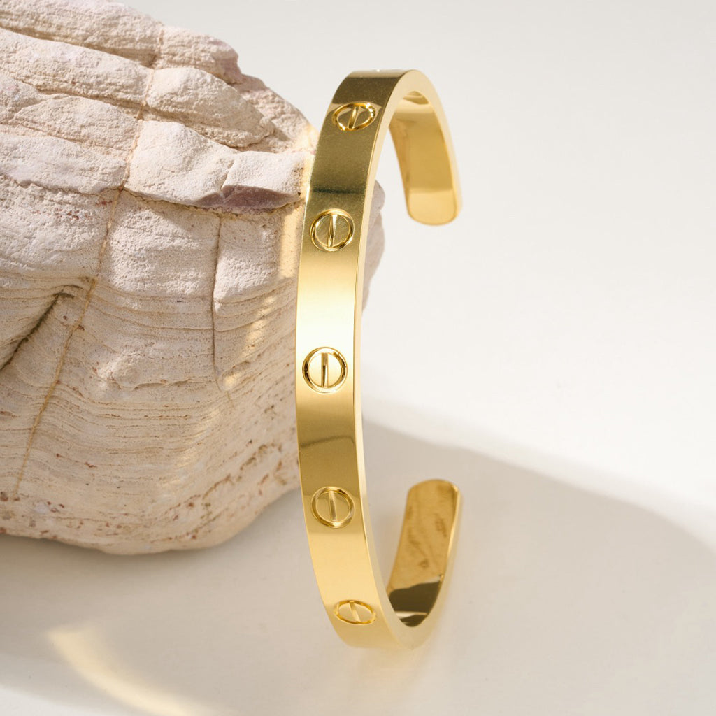 [Limara] LOVE BRACELET 6.1MM OPEN CUFF