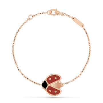 [Limara]LUCKY SPRING 1 MOTIF PINK GOLD BRACELET