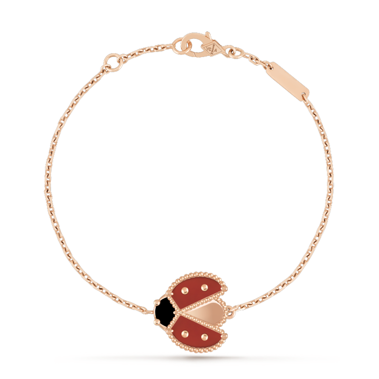 [Limara]LUCKY SPRING 1 MOTIF PINK GOLD BRACELET