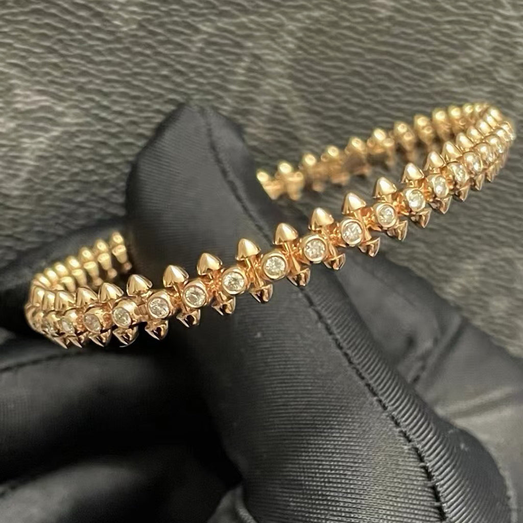 [Limara] CLASH  BRACELET 8MM DIAMONDS