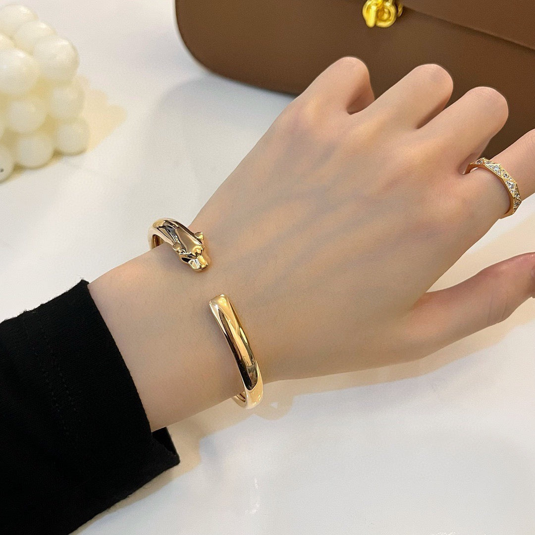 [Limara] PANTHERE OPEN BRACELET