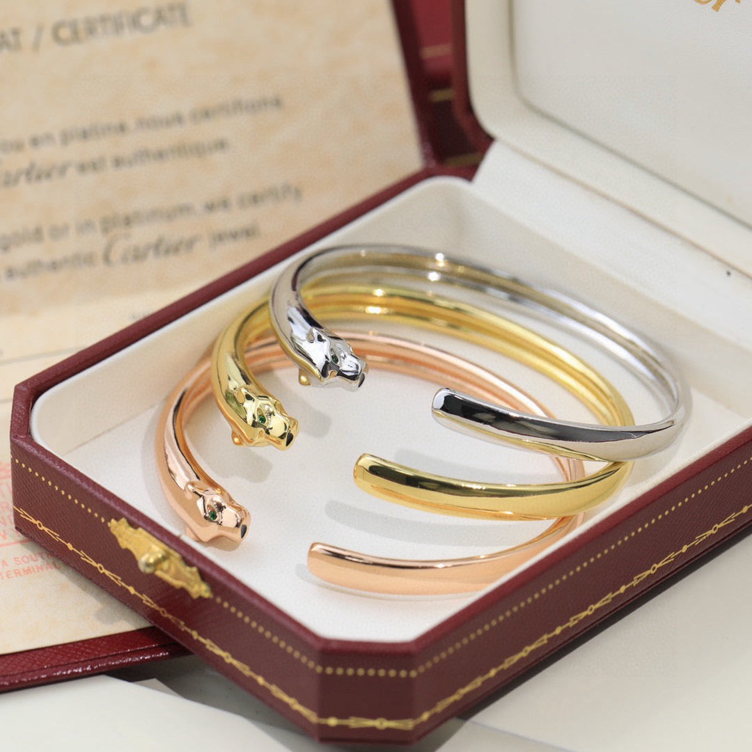 [Limara] PANTHERE OPEN BRACELET