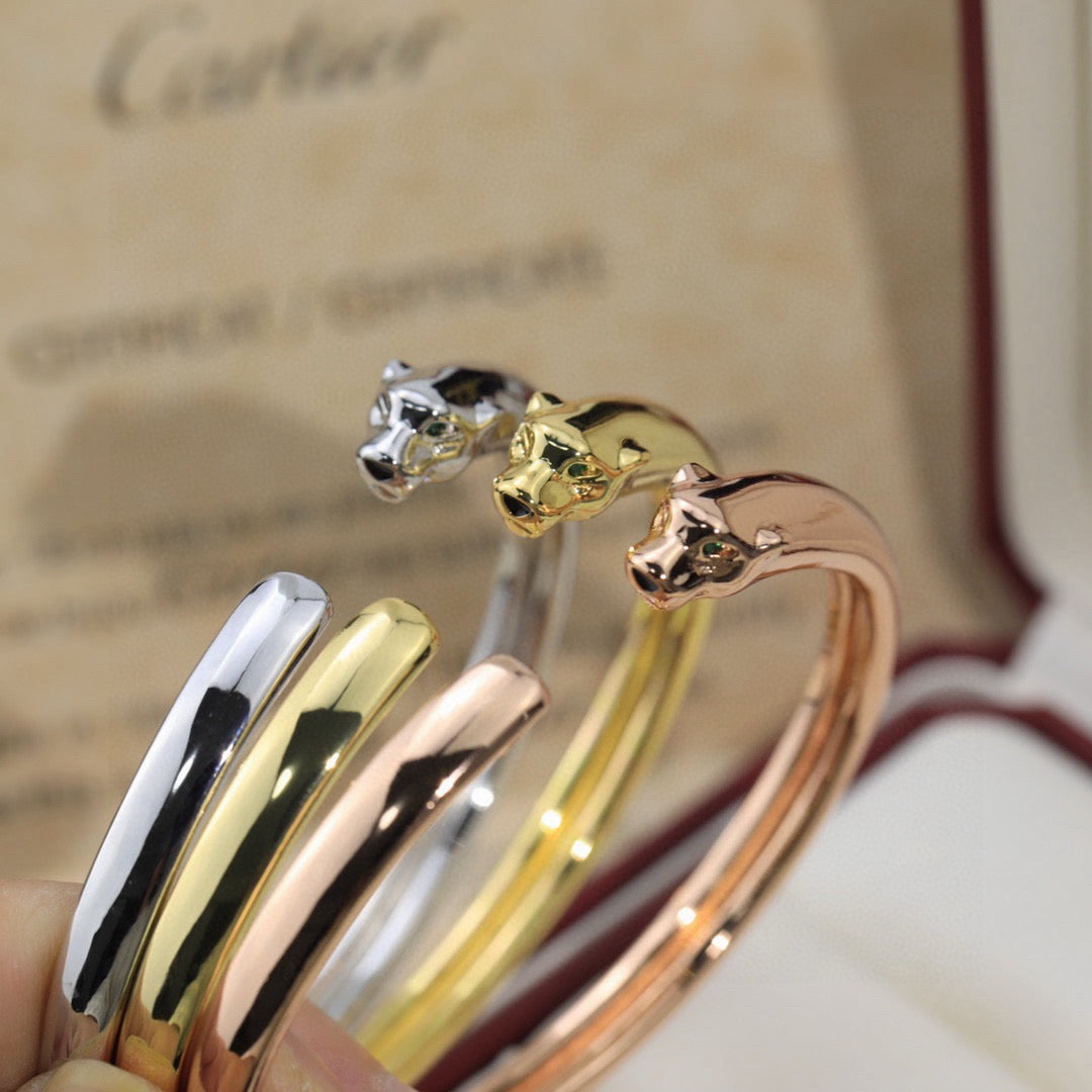 [Limara] PANTHERE OPEN BRACELET