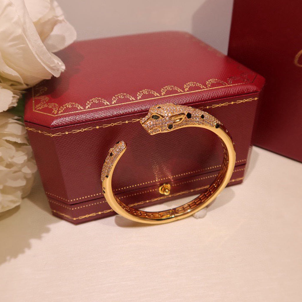 [Limara] PANTHERE BIG BRACELET DIAMONDS