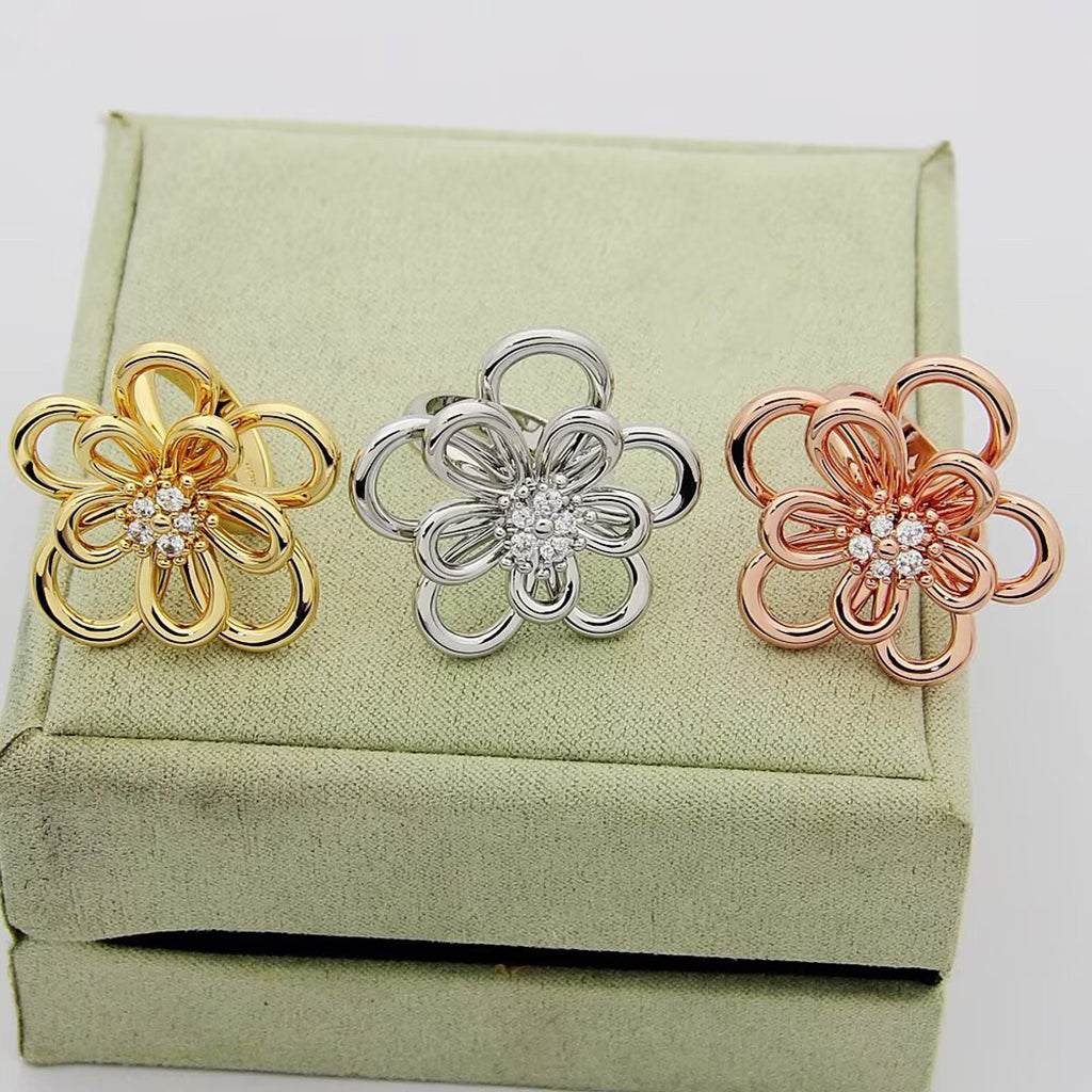 [Limara]  FLOWERLACE RING 5 DIAMONDS