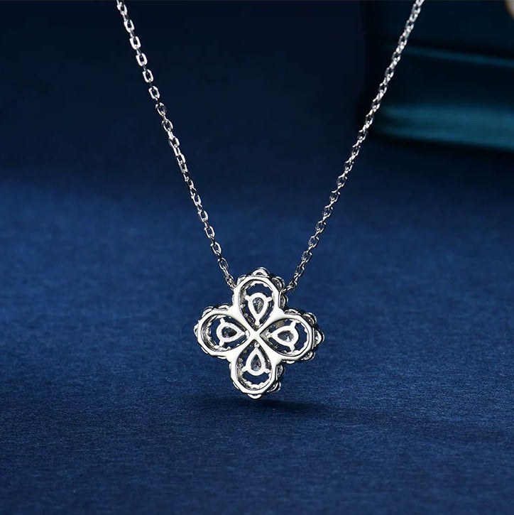 [Limara]LOOP NECKLACE FULL MOTIF DIAMOND 16MM MULTIPLE COLORS