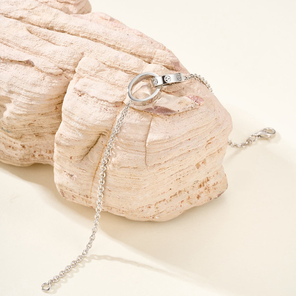 [Limara] LOVE BRACELET DOUBLE RING