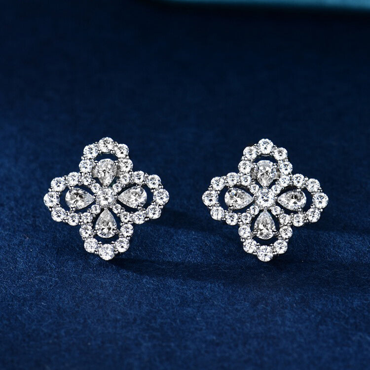 [Limara]LOOP EARRINGS FULL MOTIF DIAMOND 16MM