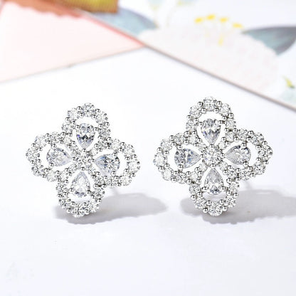 [Limara]LOOP EARRINGS FULL MOTIF DIAMOND 16MM