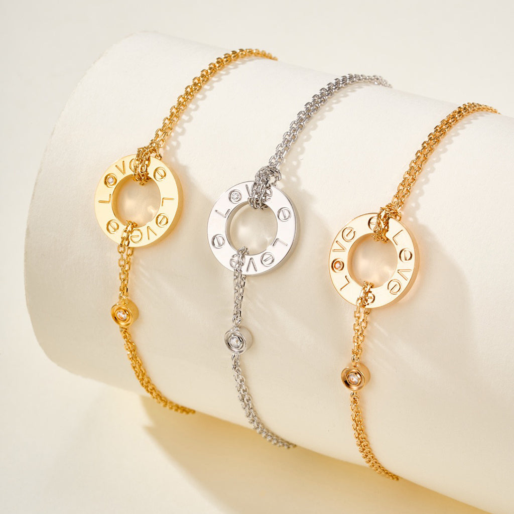 [Limara] LOVE BRACELET 2 DIAMOND
