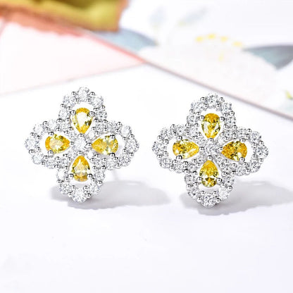 [Limara]LOOP EARRINGS FULL MOTIF DIAMOND 16MM