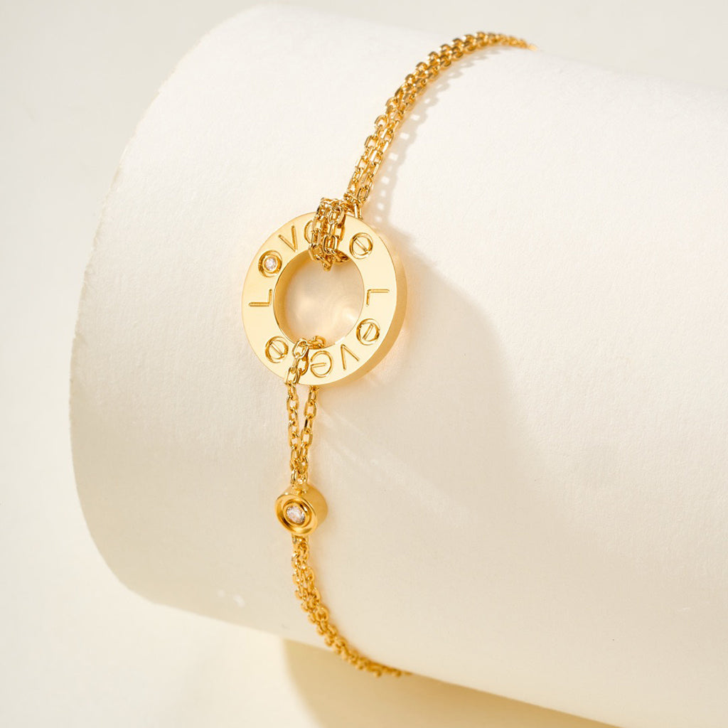 [Limara] LOVE BRACELET 2 DIAMOND