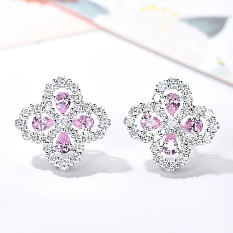 [Limara]LOOP EARRINGS FULL MOTIF DIAMOND 16MM
