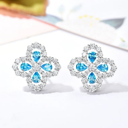 [Limara]LOOP EARRINGS FULL MOTIF DIAMOND 16MM