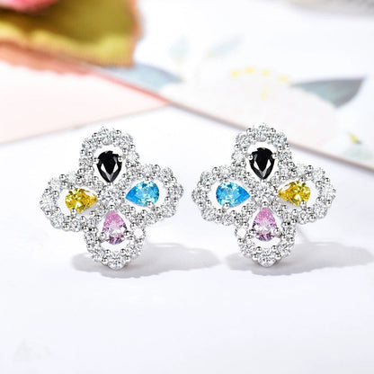 [Limara]LOOP EARRINGS FULL MOTIF DIAMOND 16MM
