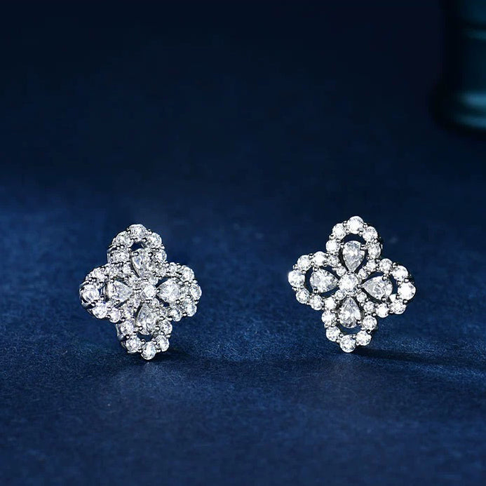 [Limara]LOOP EARRINGS FULL MOTIF DIAMOND 16MM